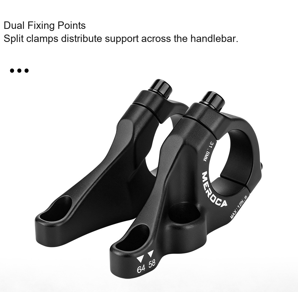 MEROCA Direct Mount MTB Stem, 31.8 / 35mm Clamp, 58 / 64mm - D04