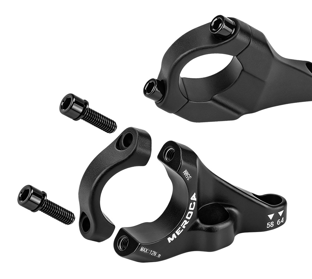 MEROCA Direct Mount MTB Stem, 31.8 / 35mm Clamp, 58 / 64mm - D09