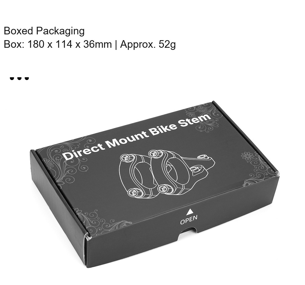 MEROCA Direct Mount MTB Stem, 31.8 / 35mm Clamp, 58 / 64mm - D13