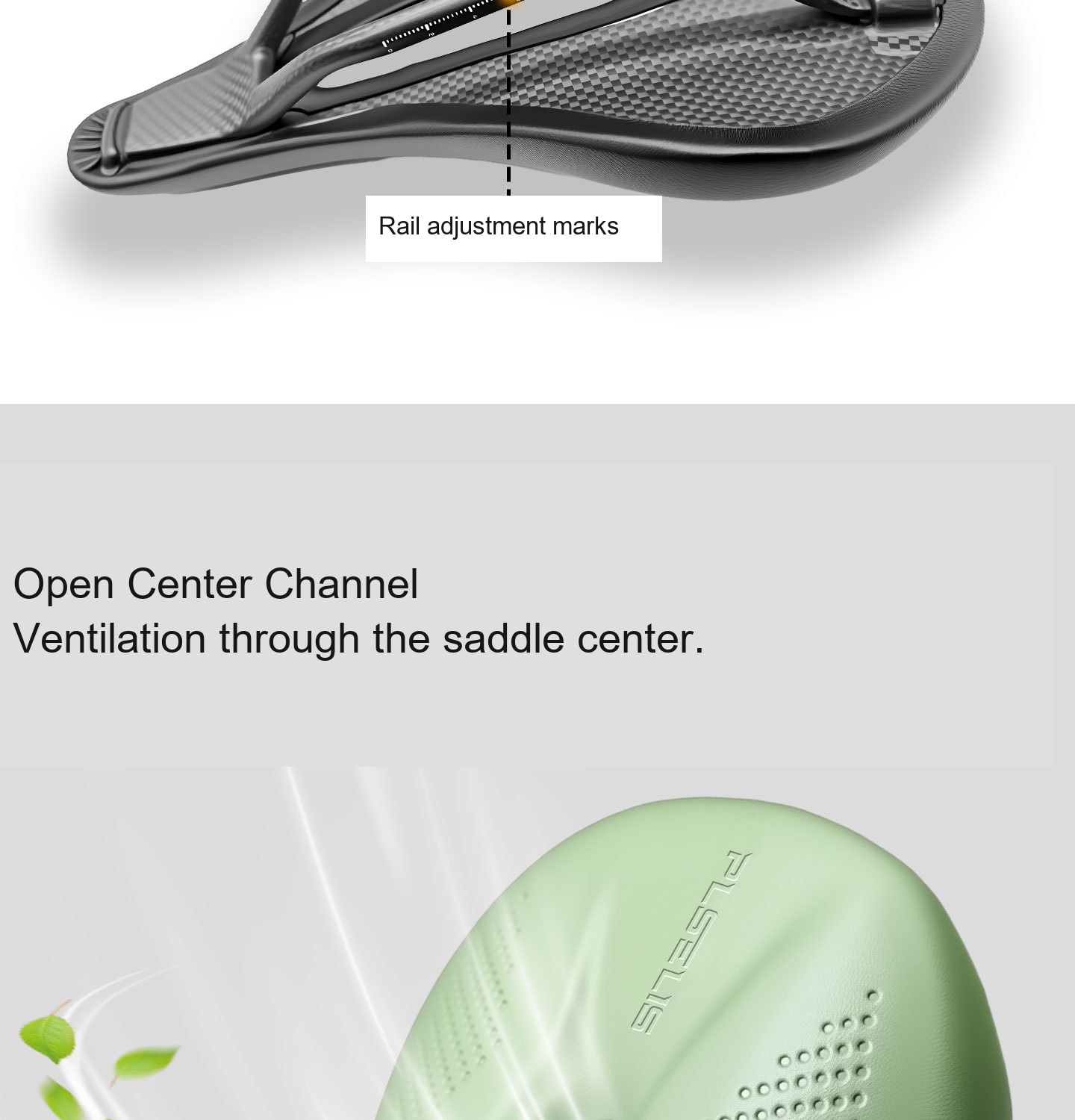 PLSELIS Short-Nose Carbon Saddle, 240 x 140mm, Carbon Rails, 8 Colors - D05