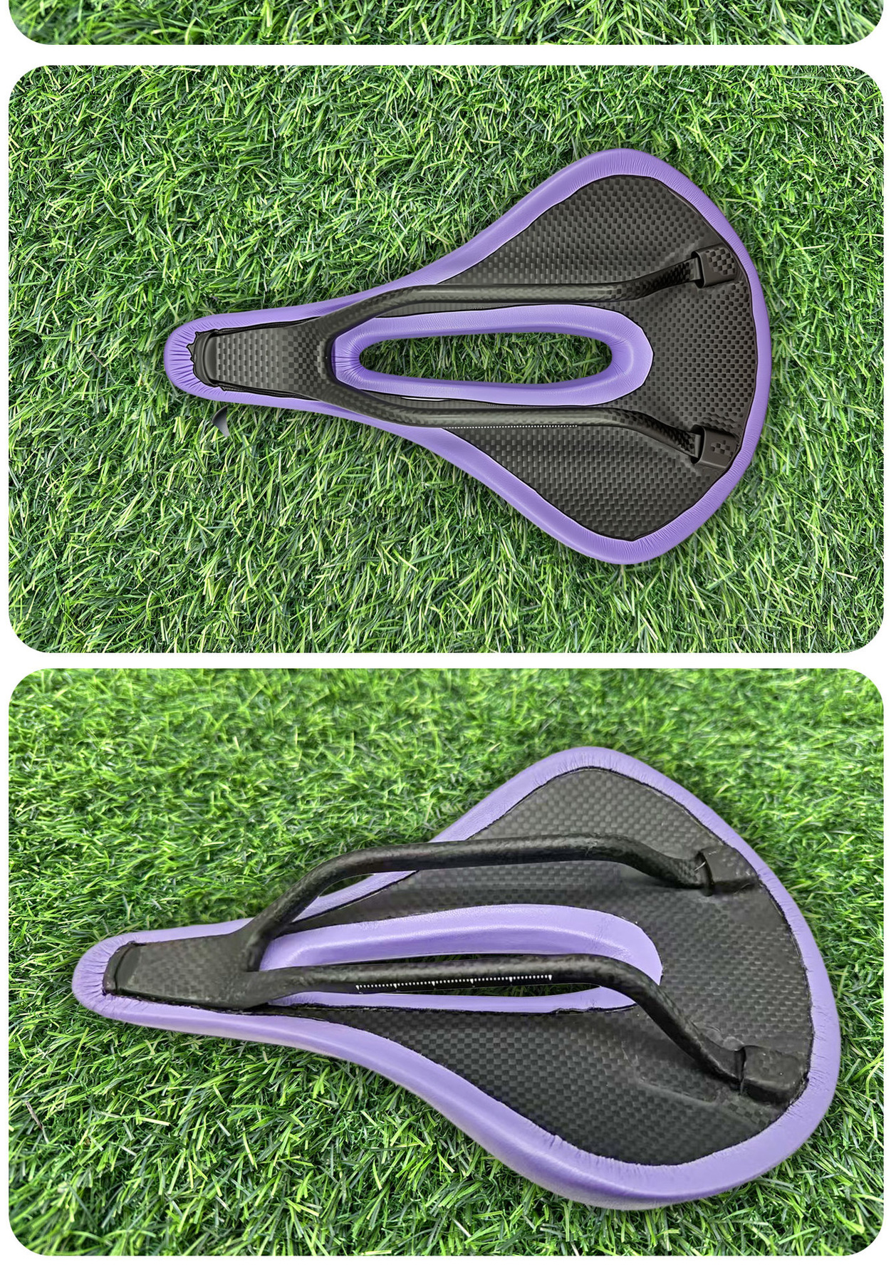 PLSELIS Short-Nose Carbon Saddle, 240 x 140mm, Carbon Rails, 8 Colors - D17