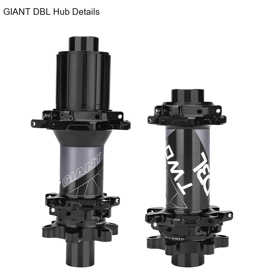 GIANT TWD / ONE DBL Boost Hubs, 28H Straight Pull, HG / Micro Spline - D09