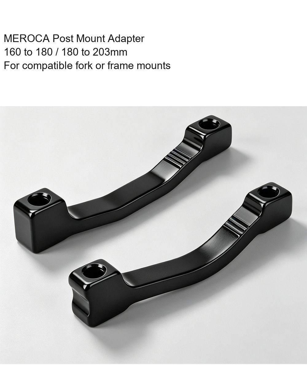 MEROCA Post Mount Disc Brake Adapter, 160 to 180 / 180 to 203mm - D01