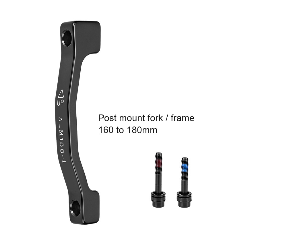 MEROCA Post Mount Disc Brake Adapter, 160 to 180 / 180 to 203mm - D07