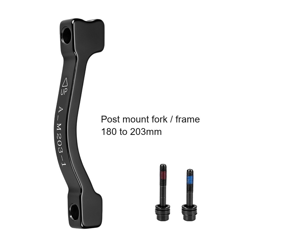 MEROCA Post Mount Disc Brake Adapter, 160 to 180 / 180 to 203mm - D08
