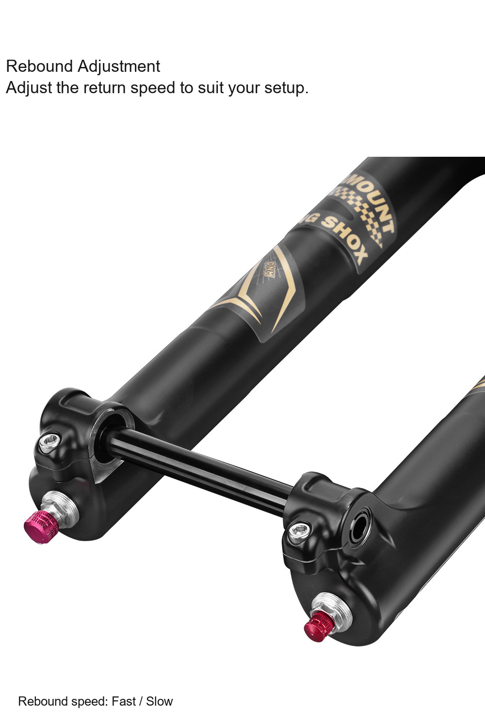 DNM FCR Dual-Air MTB Fork, 27.5 / 29in, 160mm, Boost 15x110 - D06