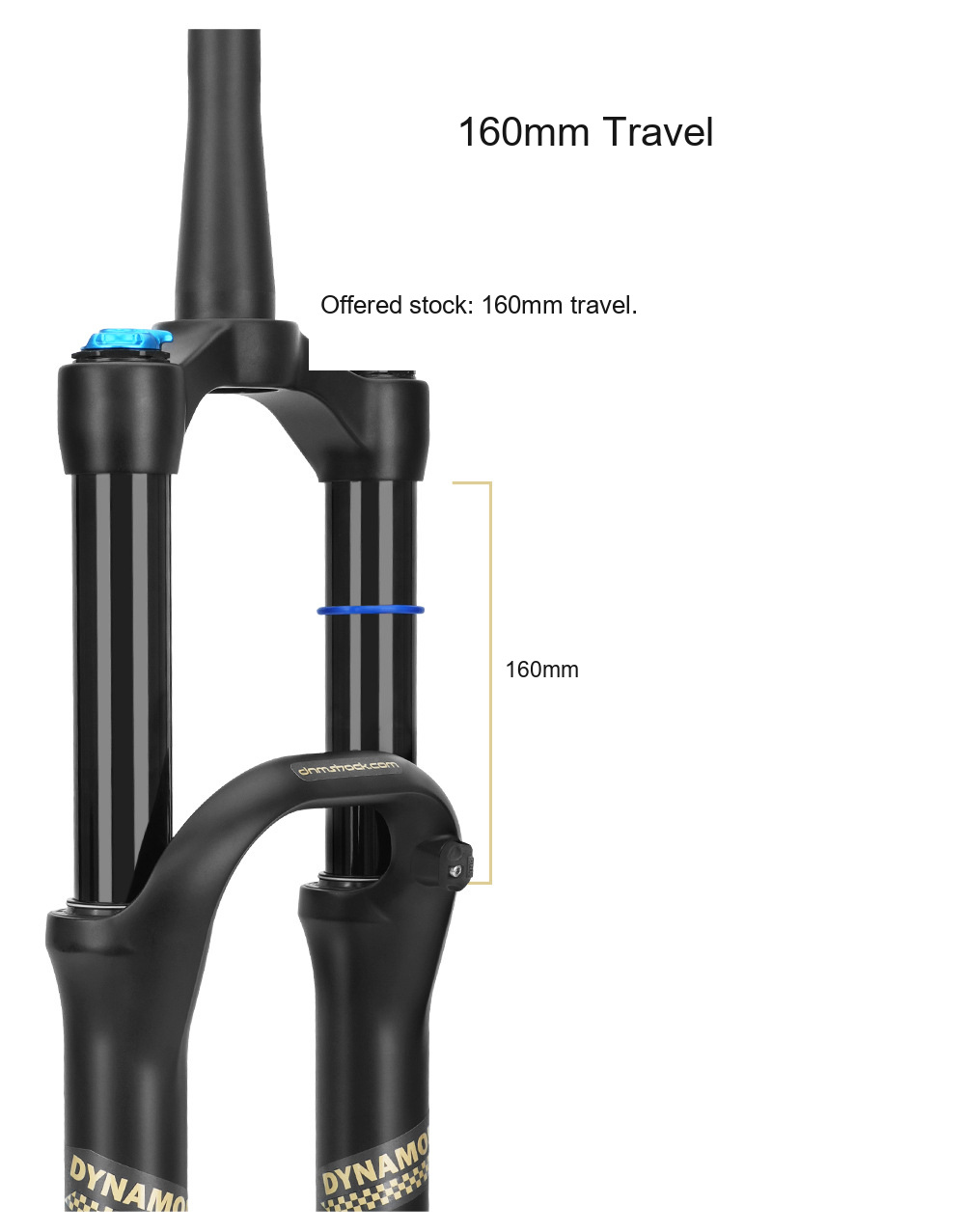 DNM FCR Dual-Air MTB Fork, 27.5 / 29in, 160mm, Boost 15x110 - D07