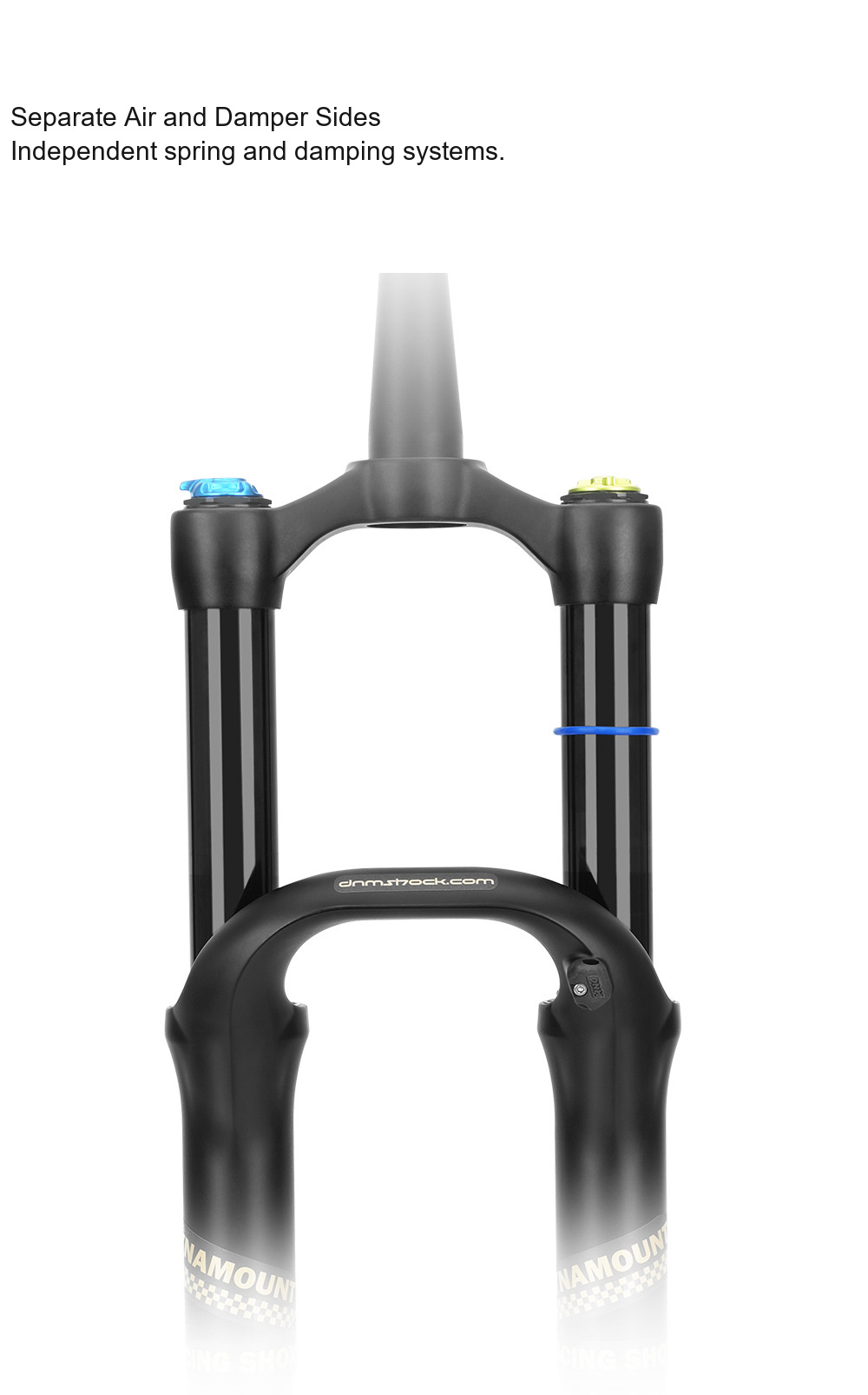 DNM FCR Dual-Air MTB Fork, 27.5 / 29in, 160mm, Boost 15x110 - D13