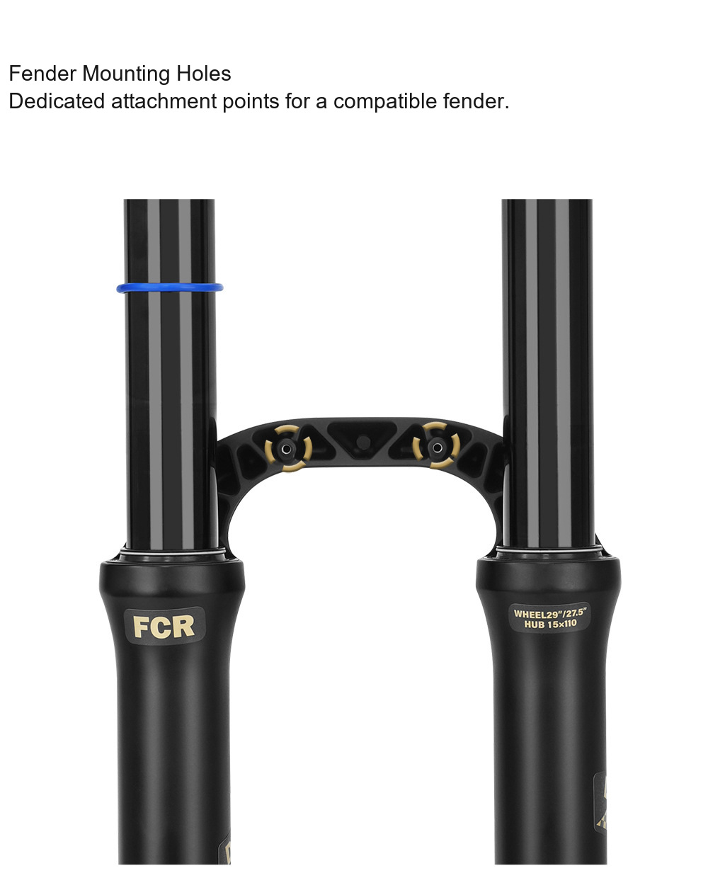 DNM FCR Dual-Air MTB Fork, 27.5 / 29in, 160mm, Boost 15x110 - D14