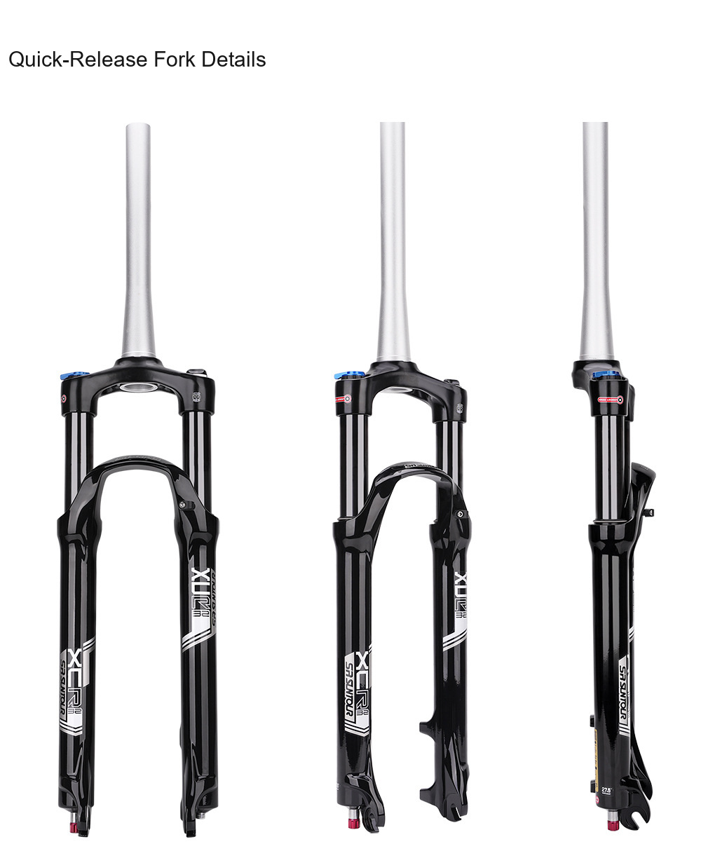 SR SUNTOUR XCR 32 Air Fork, 27.5in, 120mm, 100mm Quick Release - D10