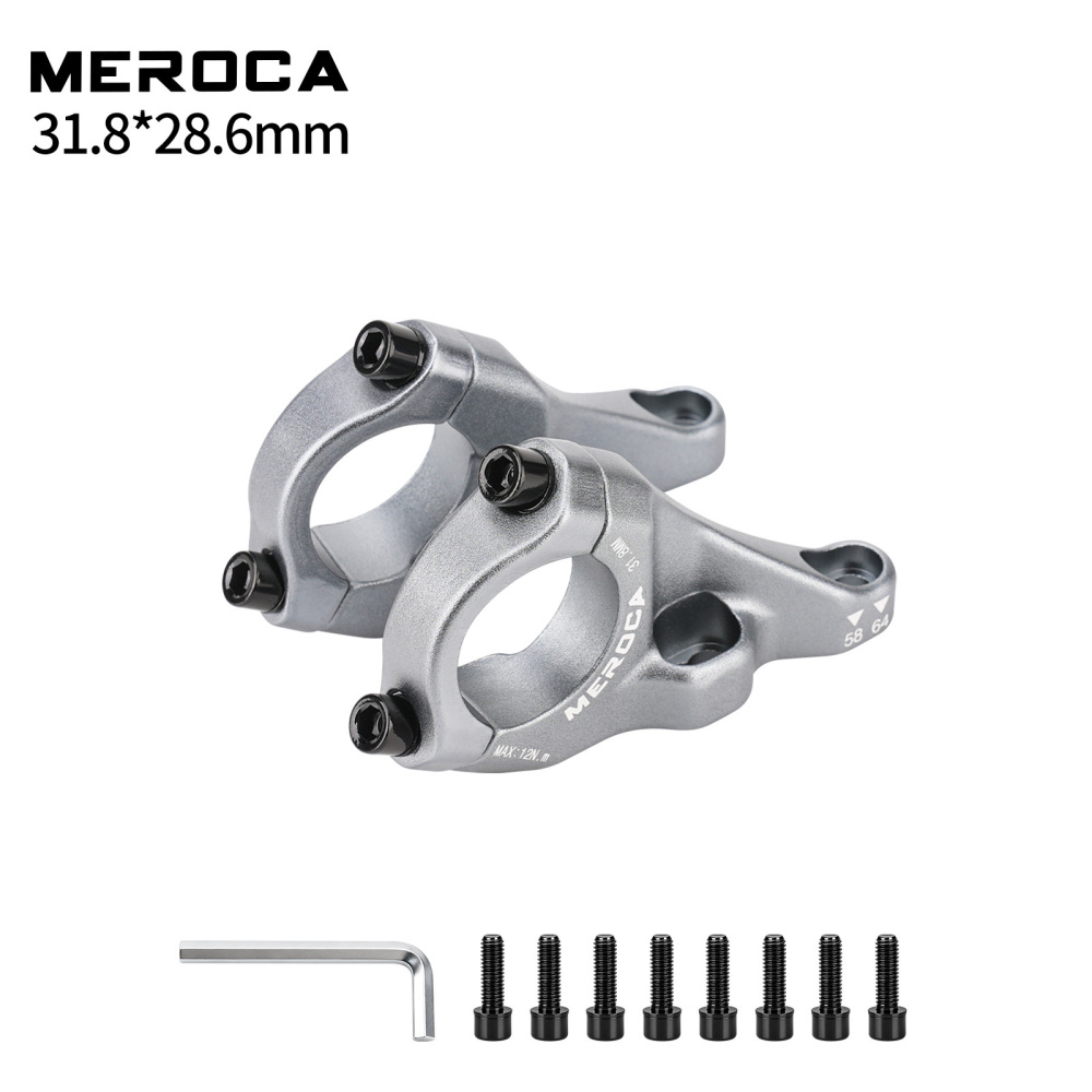 MEROCA Direct Mount MTB Stem, 31.8 / 35mm Clamp, 58 / 64mm