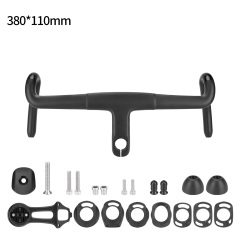 380mm width x 110mm stem