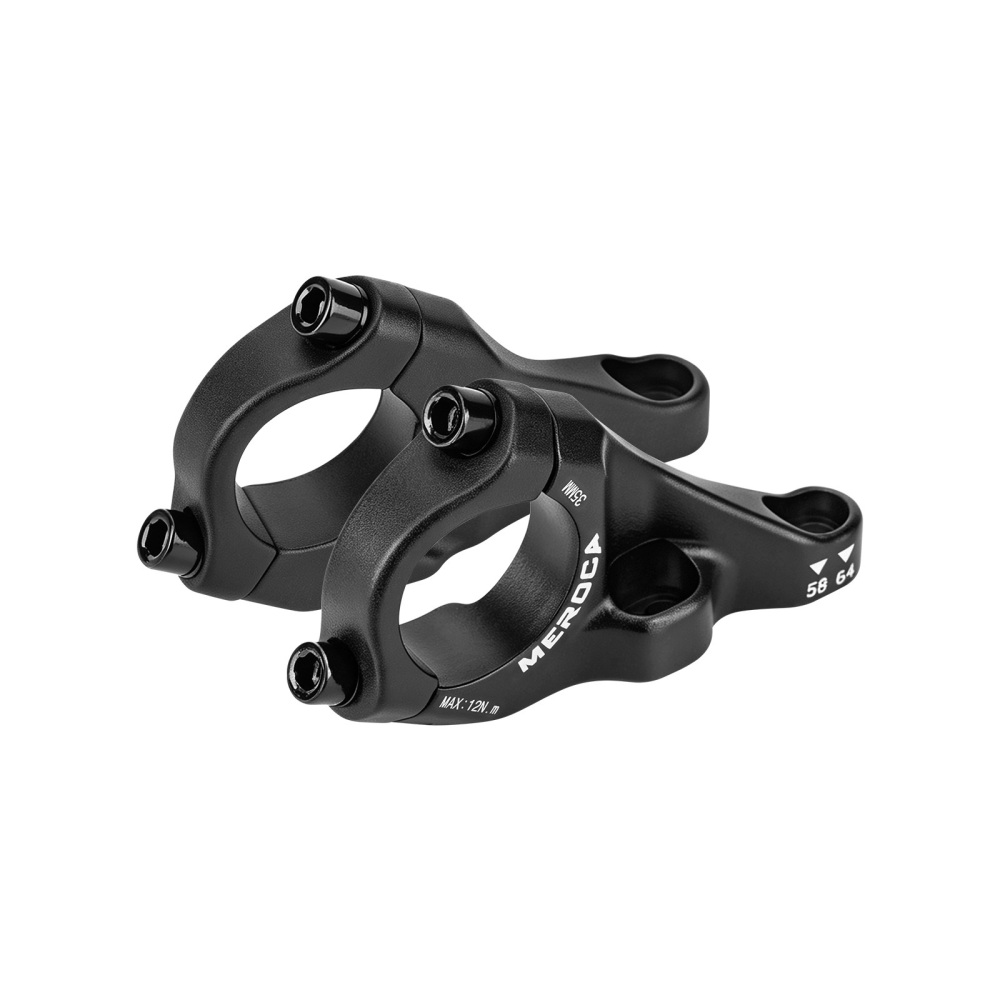 MEROCA Direct Mount MTB Stem, 31.8 / 35mm Clamp, 58 / 64mm