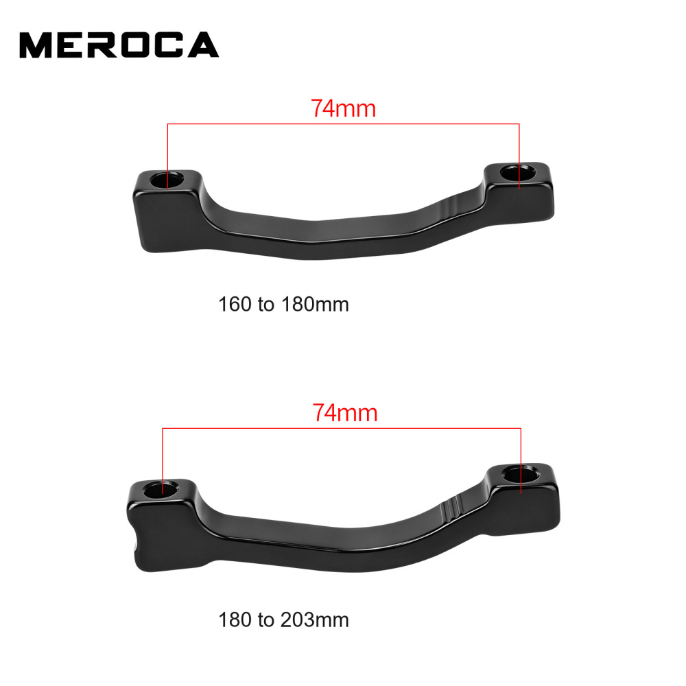 MEROCA Post Mount Disc Brake Adapter, 160 to 180 / 180 to 203mm