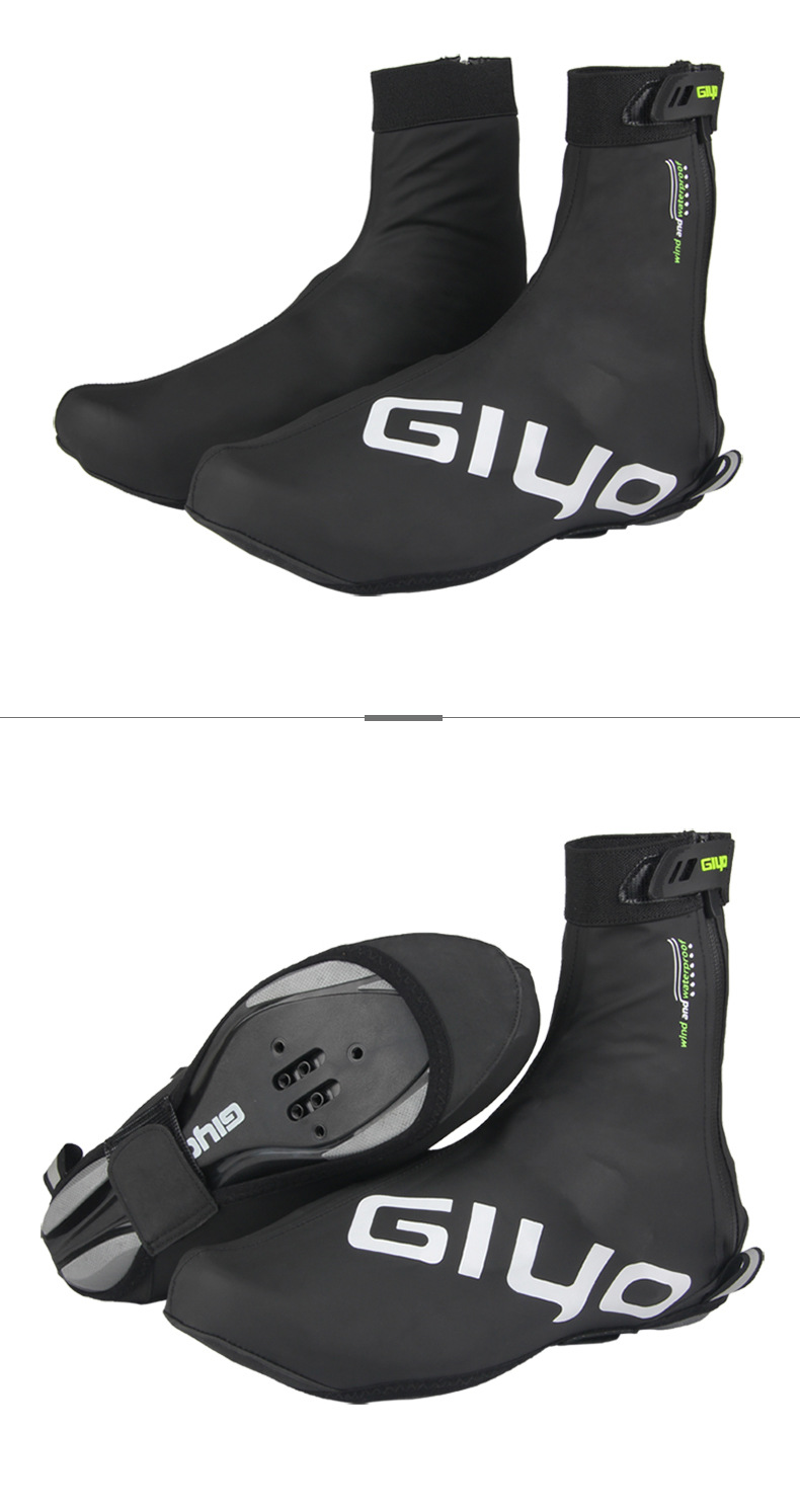 GIYO RD-100 Fleece-Lined Cycling Shoe Covers, Road / MTB, 1 Pair