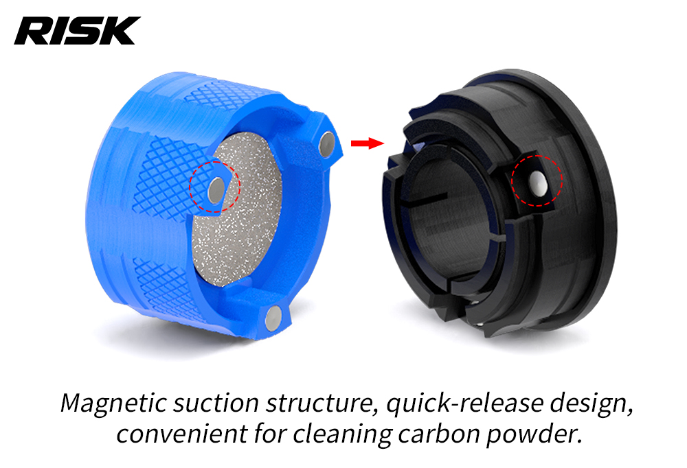 RISK RL351 / RL352 Carbon Steerer Facing Tools, 28.6 / 31.8mm, Polishing Disc & Chamfering Options