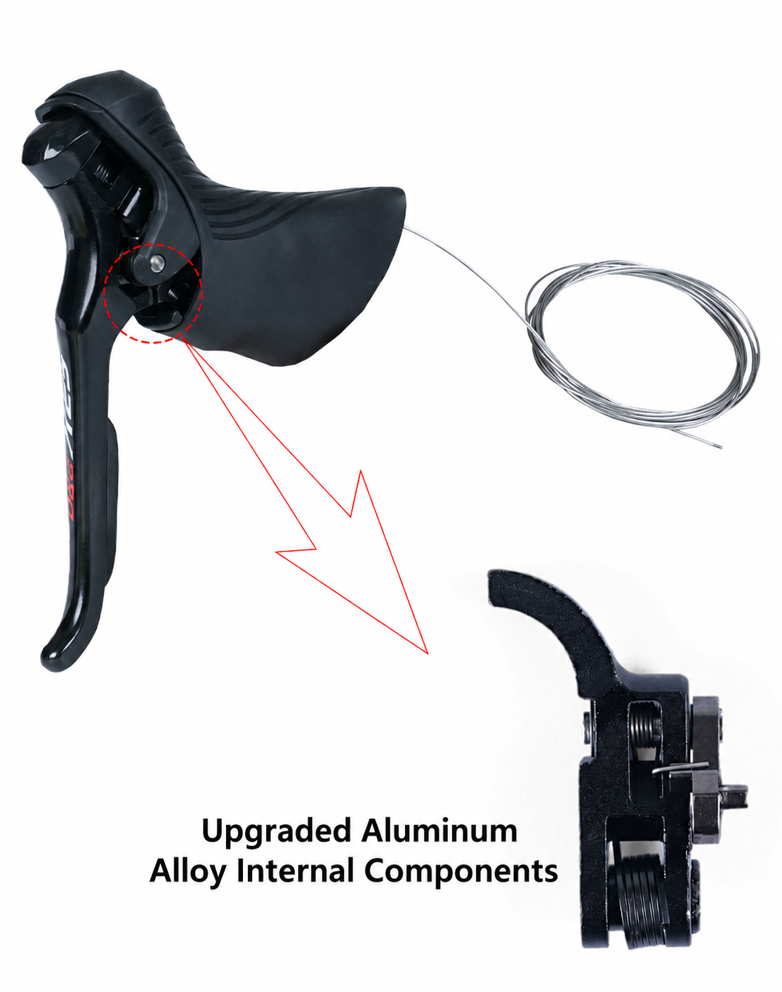 SENSAH SRX PRO 1x11 Gravel Groupset, Mechanical Shift/Brake Levers & 52T Rear Derailleur Options