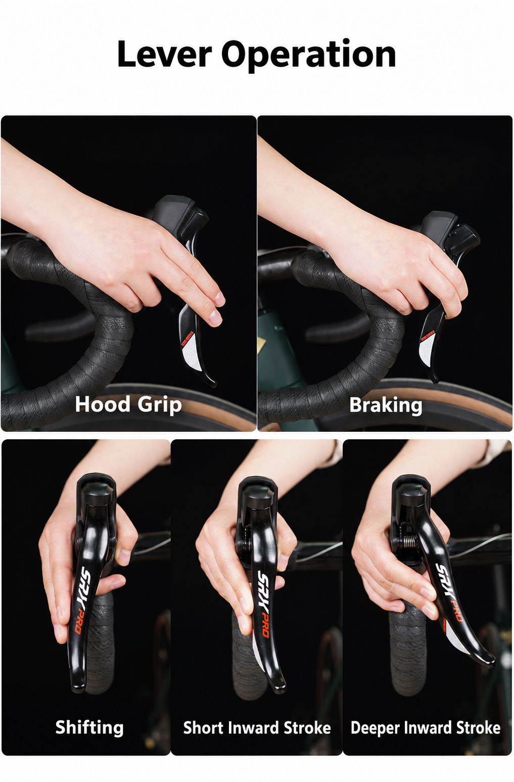 SENSAH SRX PRO 1x11 Gravel Groupset, Mechanical Shift/Brake Levers & 52T Rear Derailleur Options