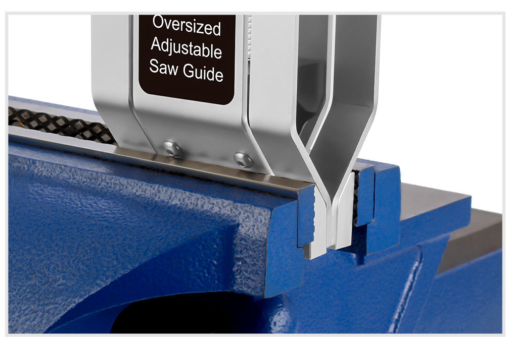 TOOPRE TL-331 Adjustable Tube Cutting Guide, 8-inch File & 12-inch Hacksaw Options