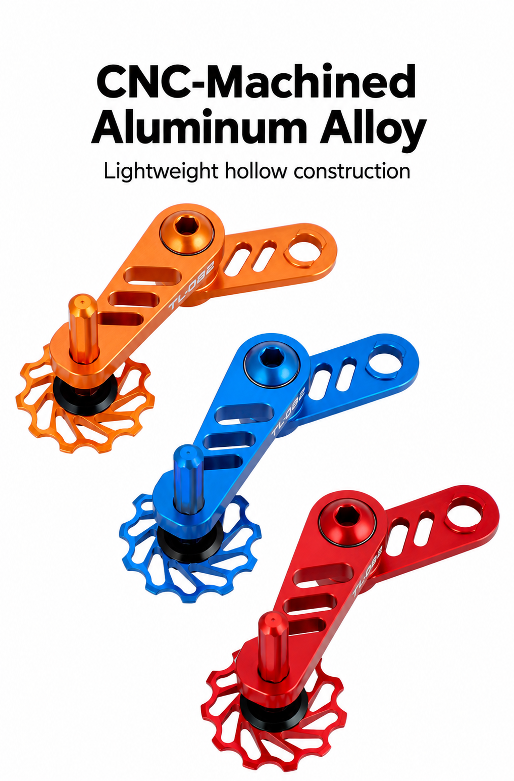 TOOPRE TL-082 Adjustable Single-Speed Chain Tensioner, 11T Bearing Pulley, 5 Colors