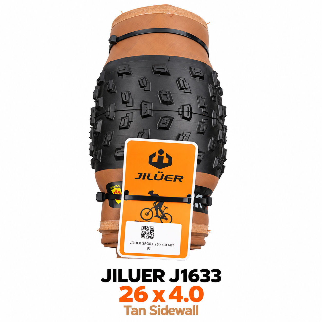 JILUER 60 TPI Folding Bicycle Tires - for Road MTB and Fat Bike, 700 x 25C, 700 x 28C,26 x 1.95, 27.5 x 2.1, 27.5 x