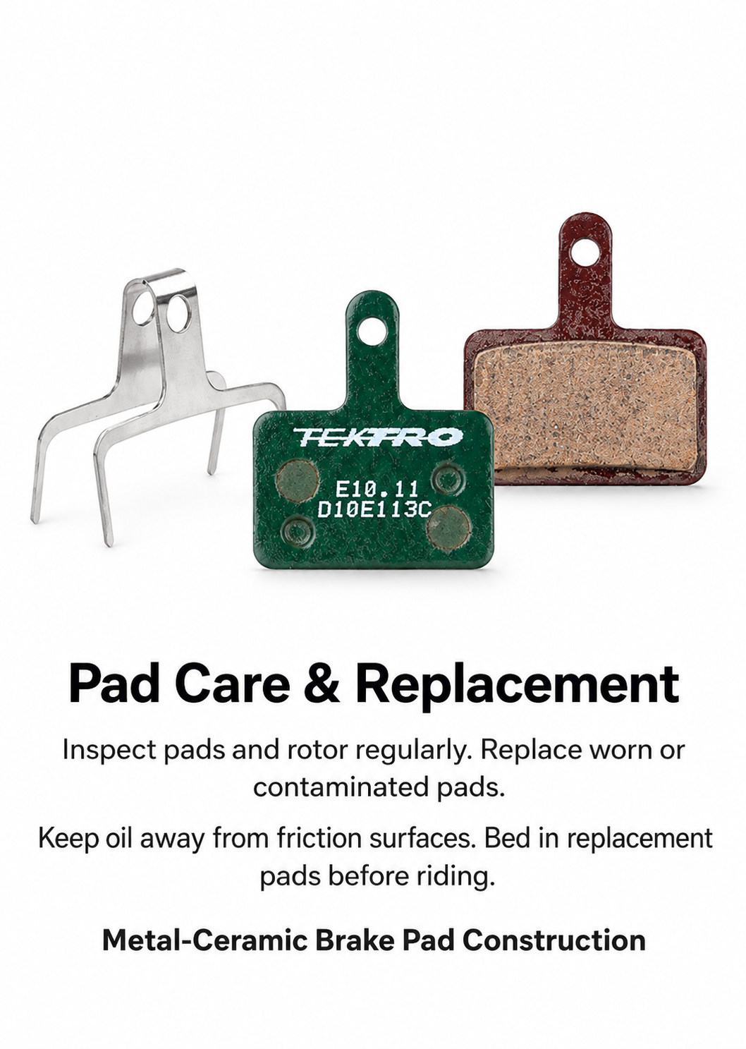 TEKTRO E10.11 Metal-Ceramic Disc Brake Pads