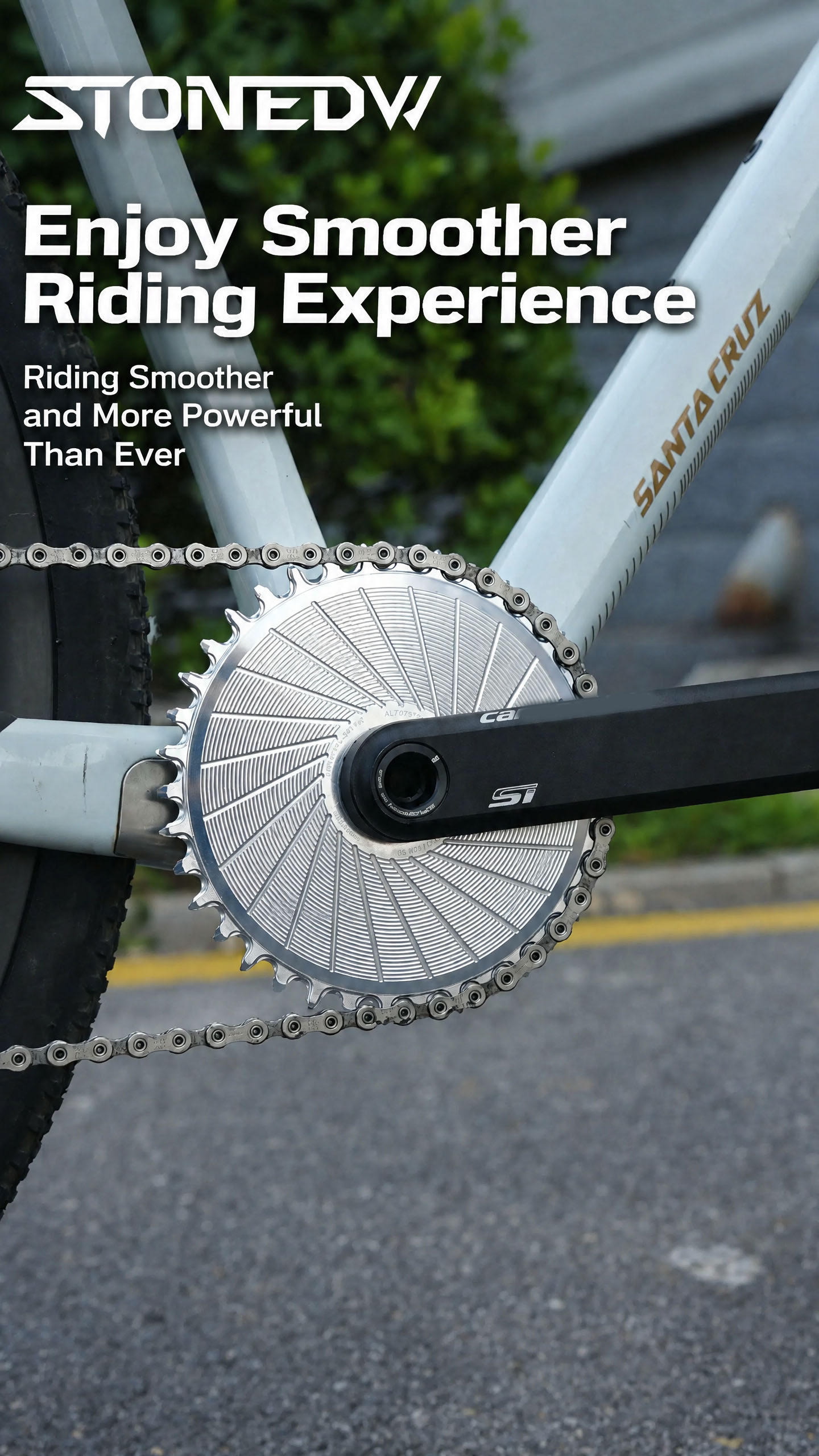 STONE Direct Mount Chainring 30-40T for Cannondale SI SL SISL SISL2 and for FSA Comet Afterburner, 3mm Inner Offset