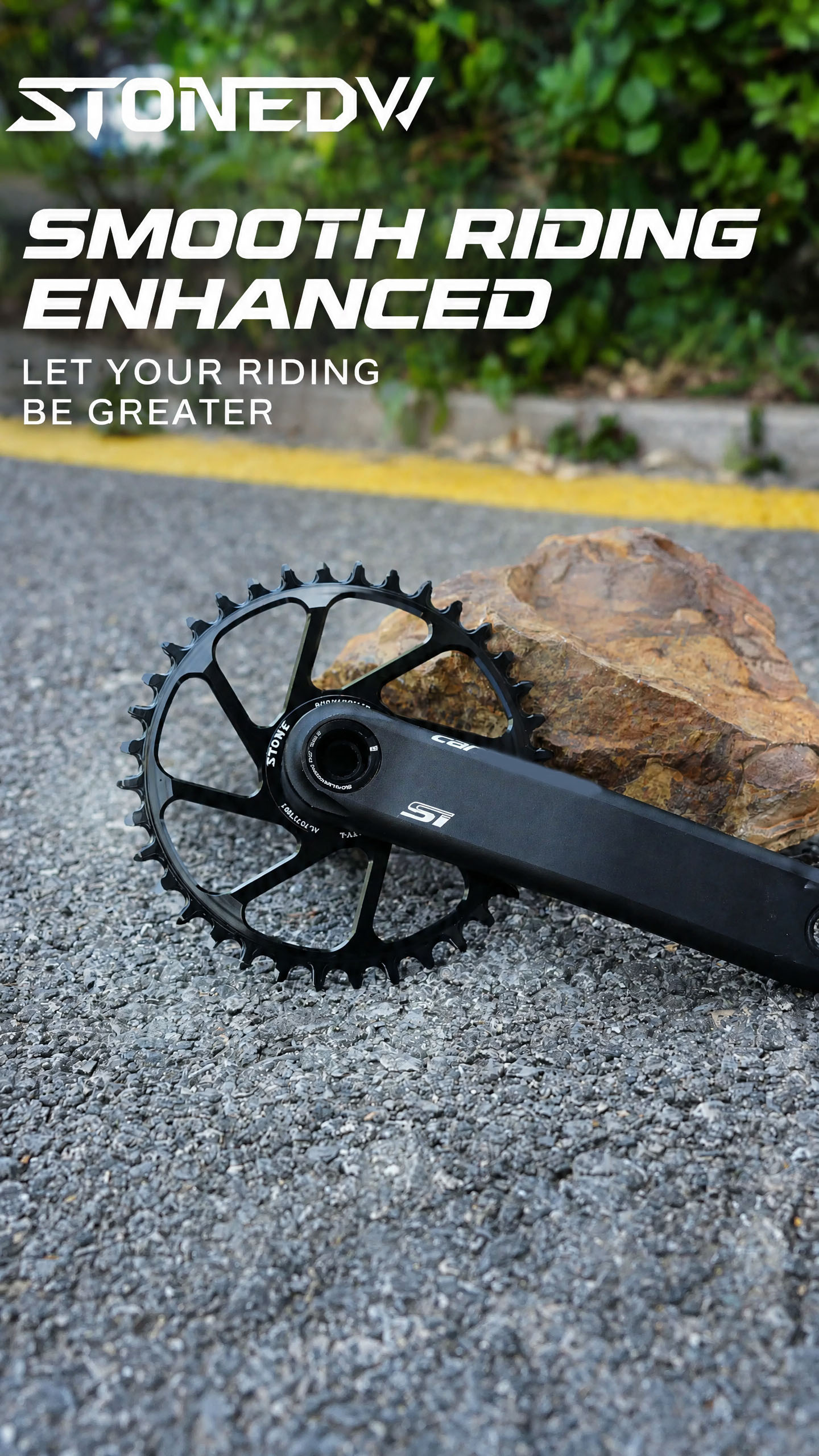 STONE Direct Mount Chainring 30-40T for Cannondale SI SL SISL SISL2 and for FSA Comet Afterburner, 3mm Inner Offset