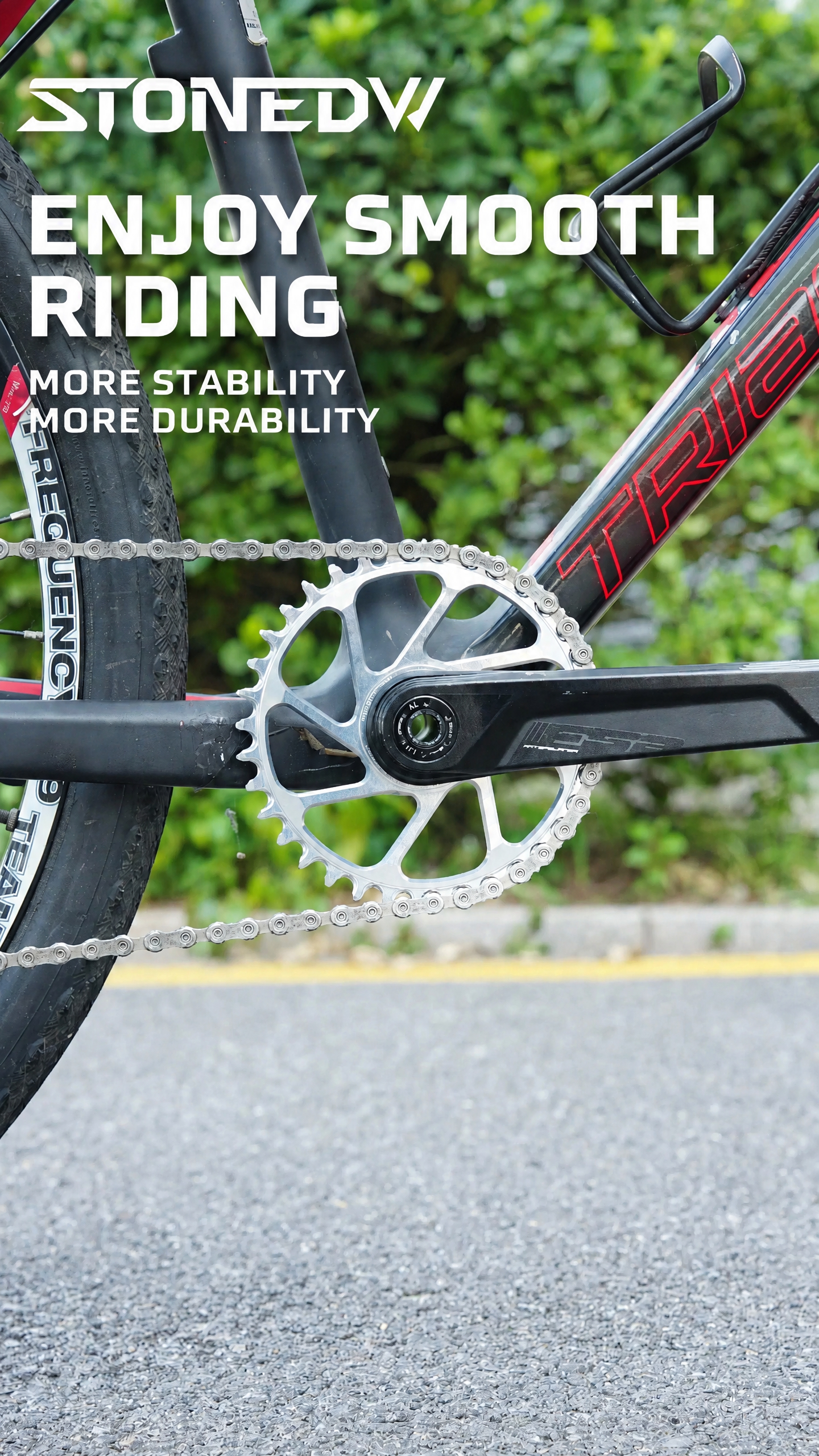 STONE Direct Mount Chainring 30-40T for Cannondale SI SL SISL SISL2 and for FSA Comet Afterburner, 3mm Inner Offset