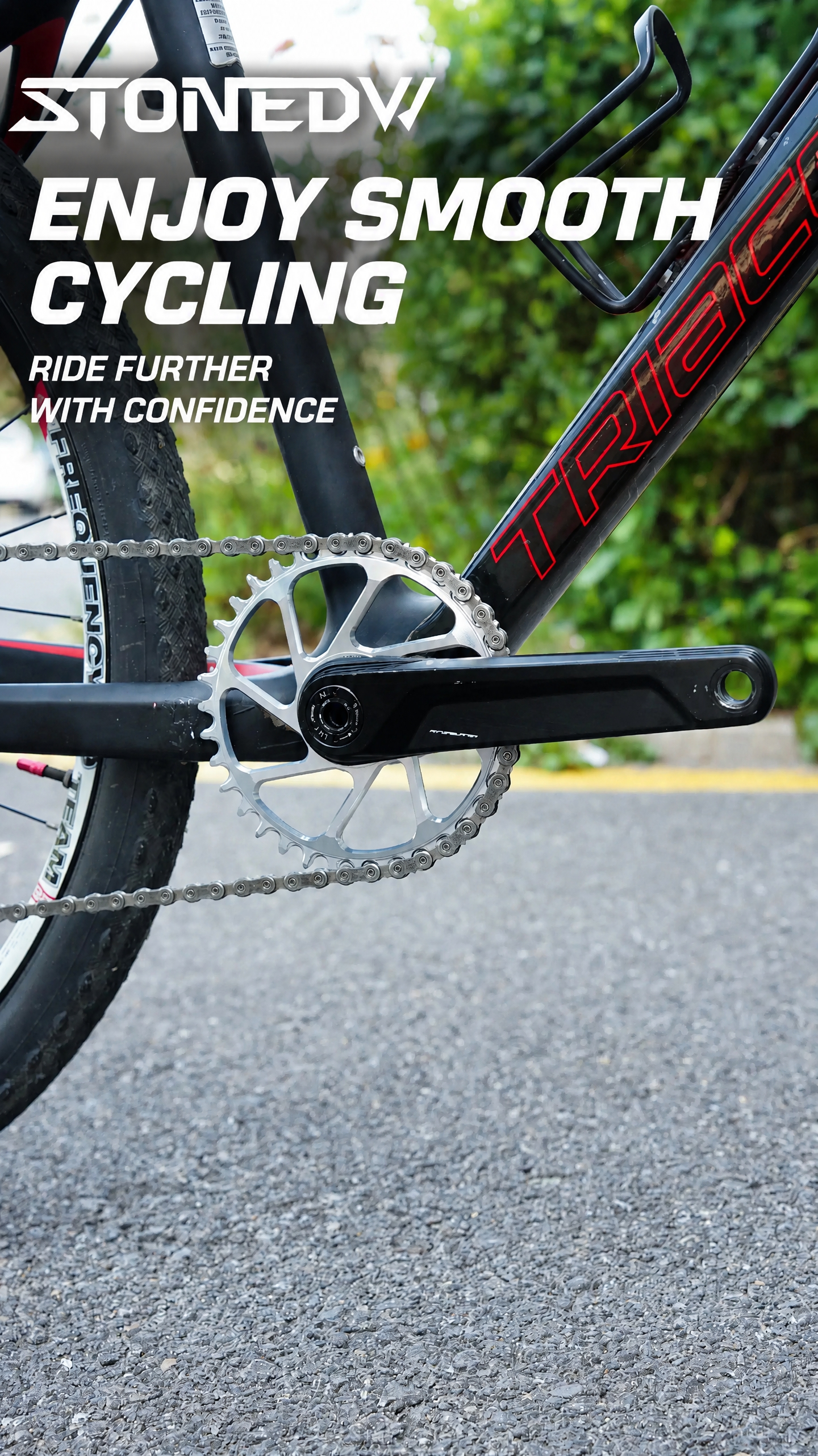 STONE Direct Mount Chainring 30-40T for Cannondale SI SL SISL SISL2 and for FSA Comet Afterburner, 3mm Inner Offset