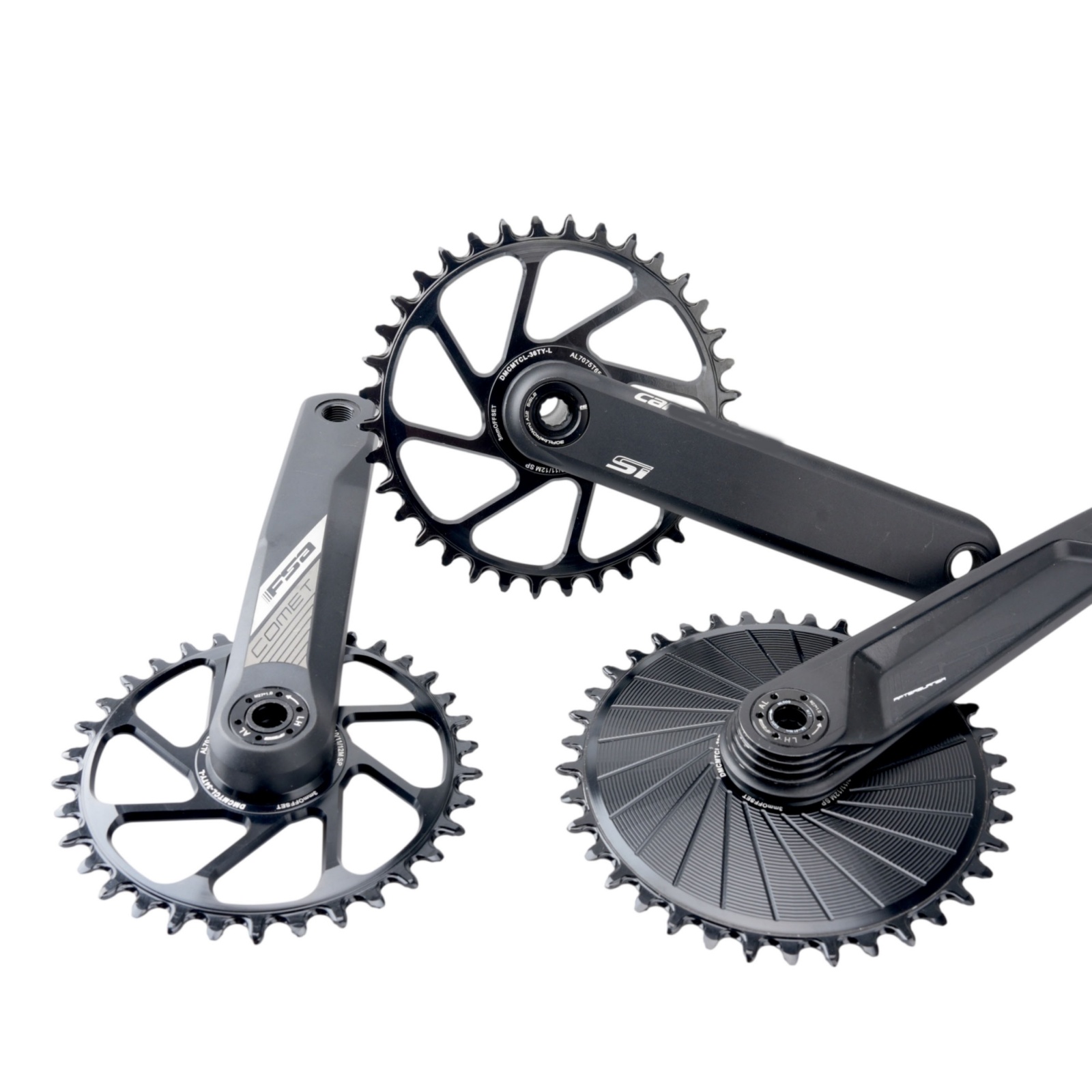 STONE Direct Mount Chainring 30-40T for Cannondale SI SL SISL SISL2 and for FSA Comet Afterburner, 3mm Inner Offset
