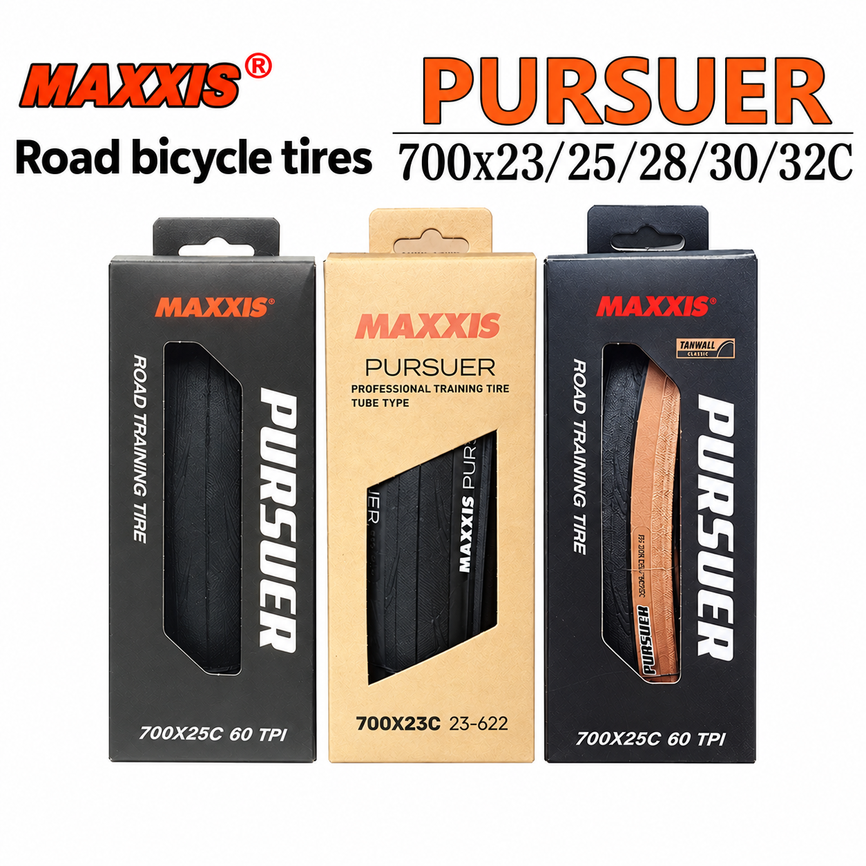MAXXIS PURSUER M225 Folding Road Tire