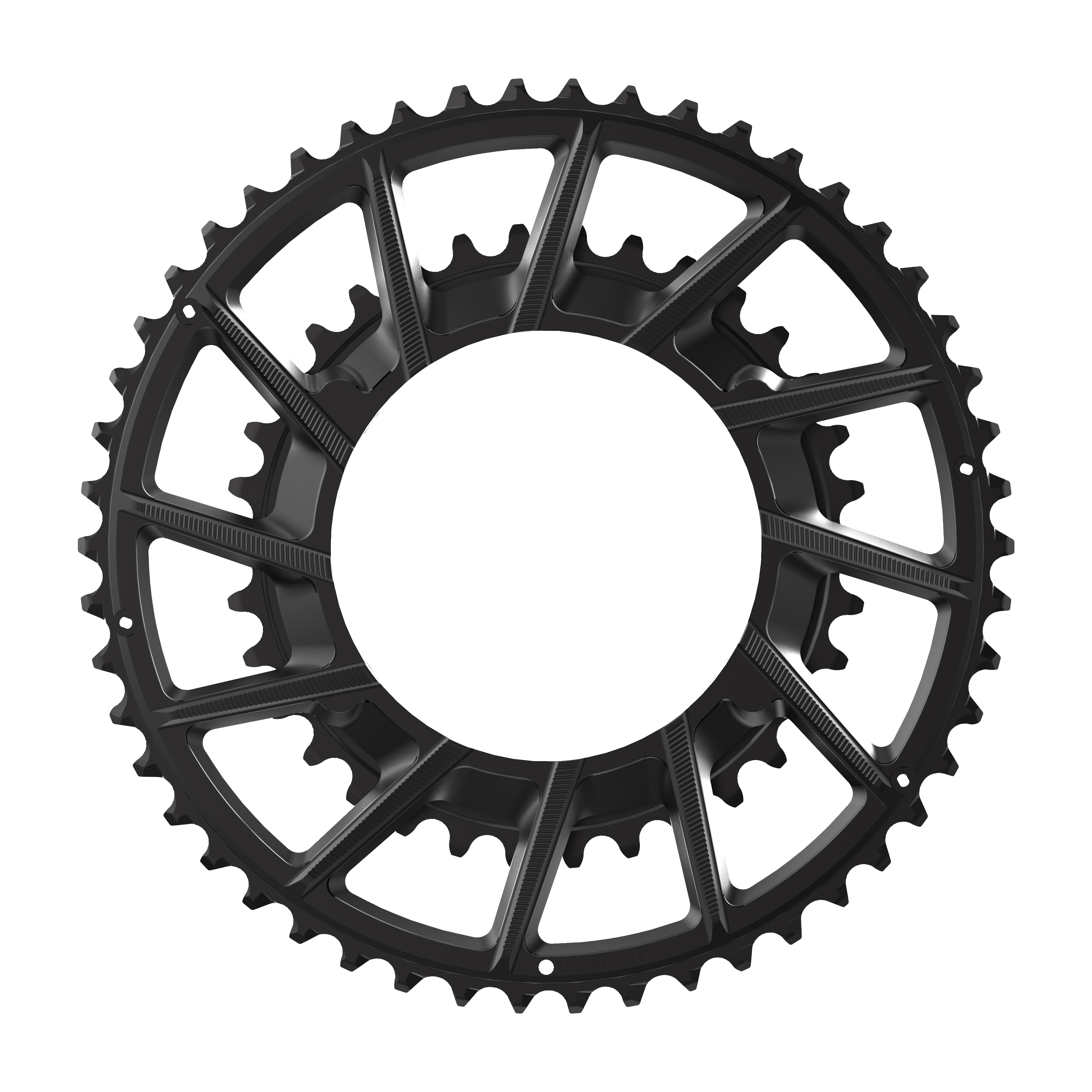 XCADEY VENTUS-XPOWER 110BCD 4-bolt carbon power meter crankset and separate chainring options - image 8