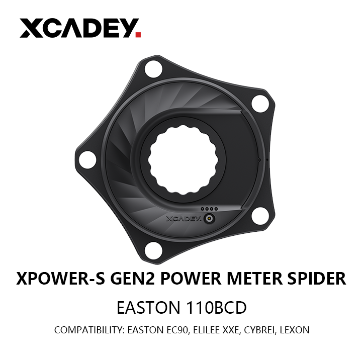 XCADEY XPOWER-S GEN2 110BCD 5-bolt power meter spider for Easton