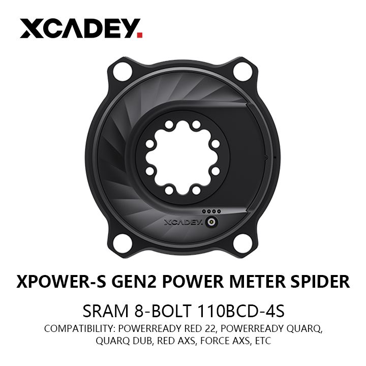 XCADEY XPOWER-S GEN2 interface option for SRAM AXS 8-bolt