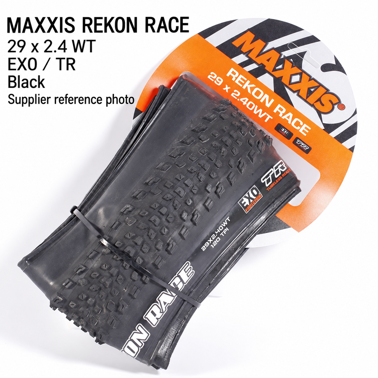 MAXXIS Rekon Race Folding XC Tire M355RU, 27.5/29-Inch Options with EXO and Tubeless Ready TR Versions