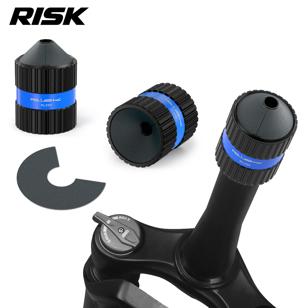 RISK RL351 / RL352 Carbon Steerer Facing Tools, 28.6 / 31.8mm, Polishing Disc & Chamfering Options