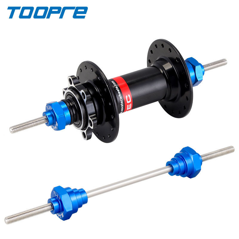 TOOPRE Thru Axle Hub Adapter Rod for Bicycle Wheel Truing Stand 12/15/20mm Hub Fixing Tool