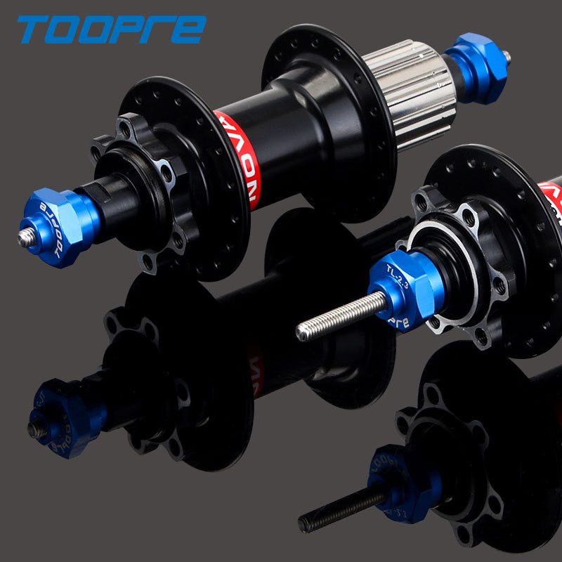 TOOPRE Thru Axle Hub Adapter Rod for Bicycle Wheel Truing Stand 12/15/20mm Hub Fixing Tool