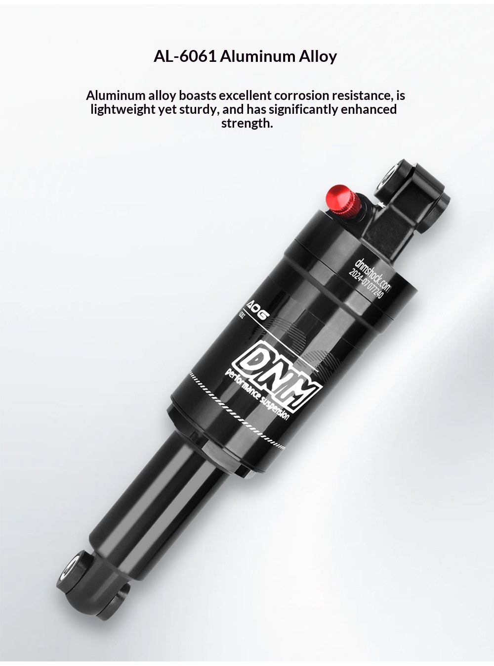 DNM AO-6 Air Rear Shock Absorber AO-6 Bicycle Suspension 100/125/150/165/190mm for Folding Bike Scooter MTB