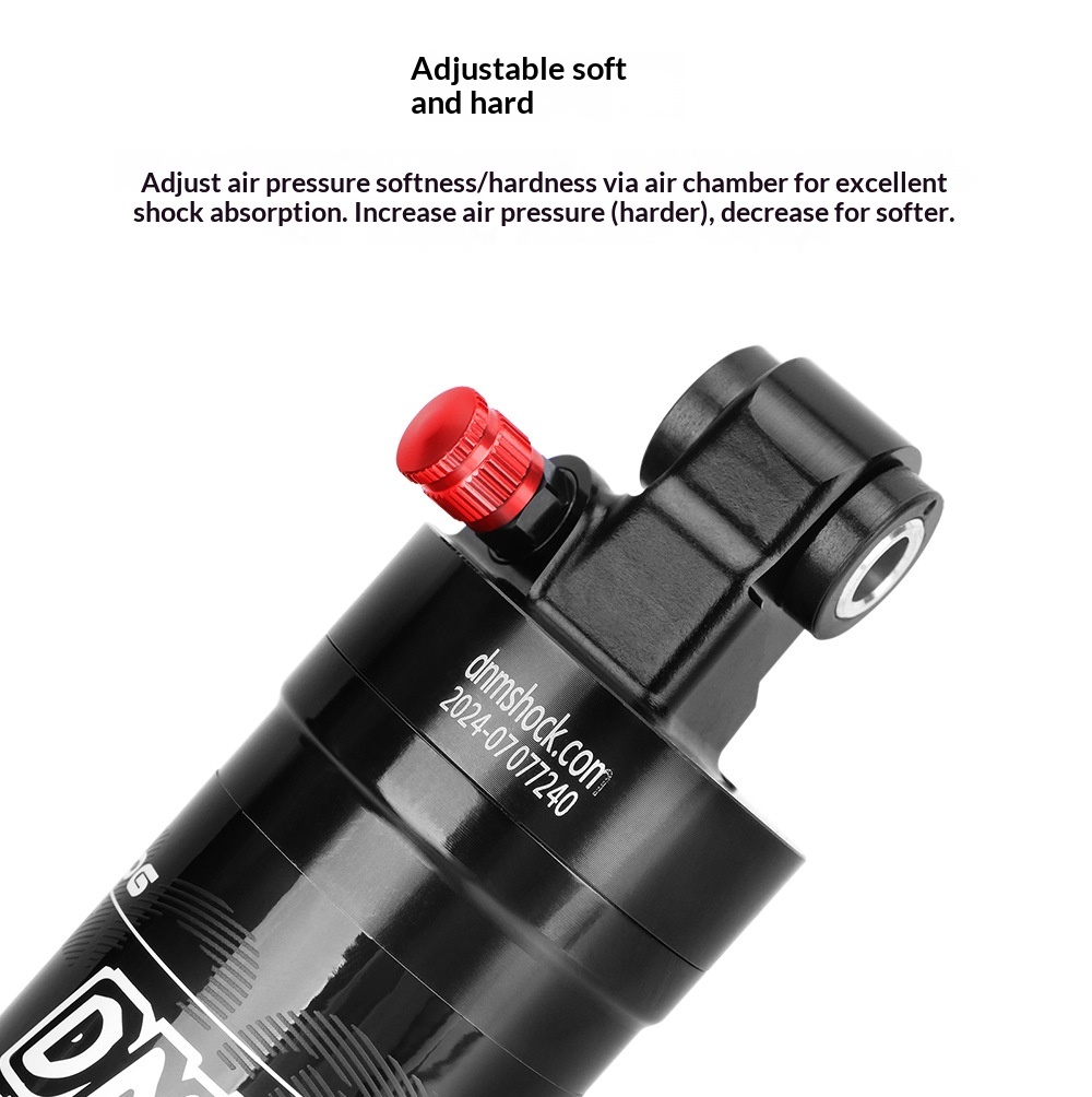 DNM AO-6 Air Rear Shock Absorber AO-6 Bicycle Suspension 100/125/150/165/190mm for Folding Bike Scooter MTB