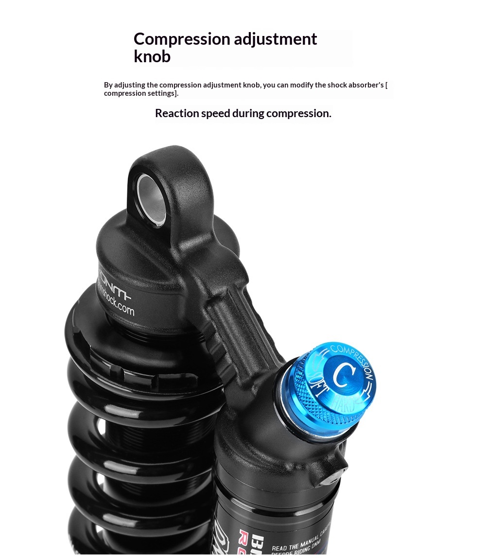 DNM RCP2S Coil Rear Shock Absorber RCP2S 190/200/210/220/230/240/265mm for MTB E-Bike Electric Motorcycle