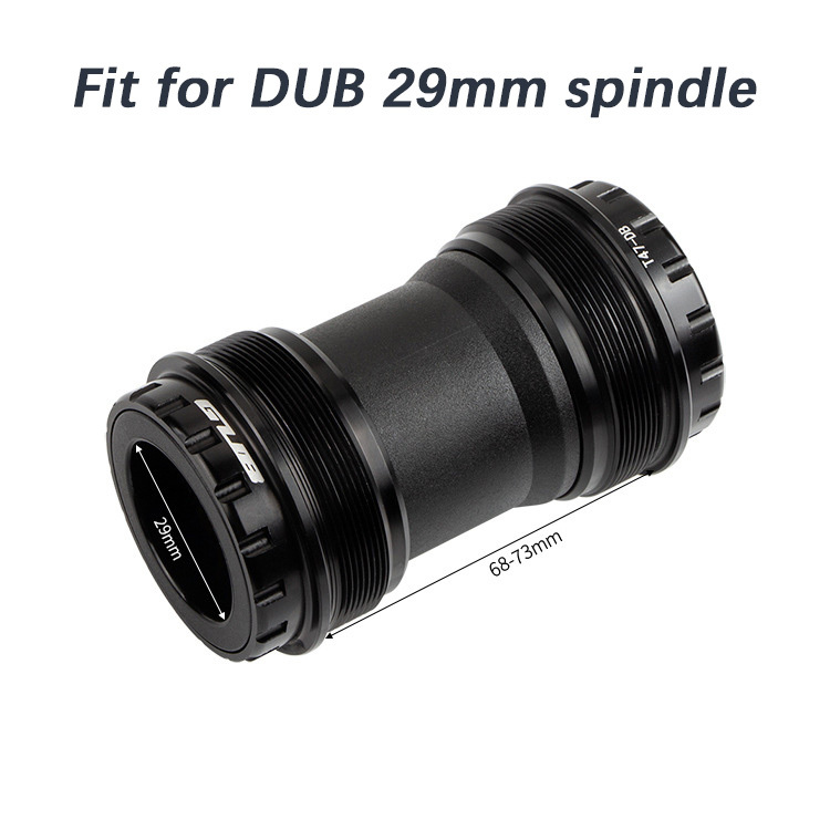 GUB Bike Bottom Bracket T47-DUB Ceramic Bearing DUB 29mm Spindle for MTB Road Bike Thread 47mm Width 68/73mm BB