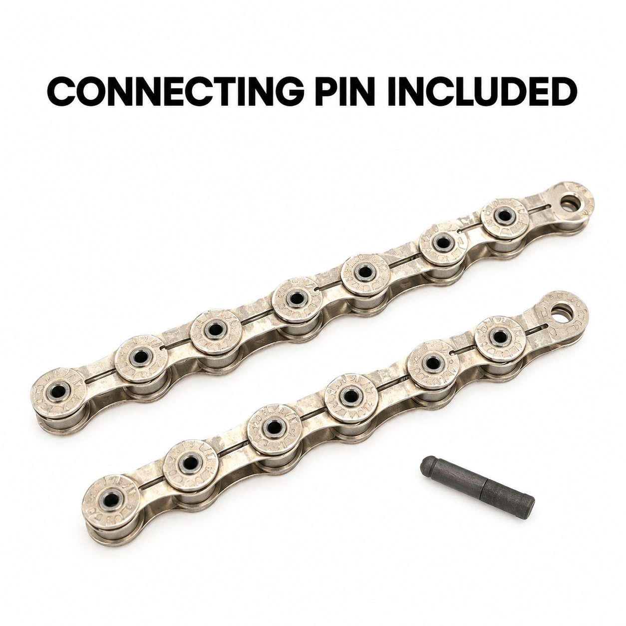 YBN BMX Single Speed Half-Link Chain Heavy Duty for Freestyle Fixie Track Bike Dirt Jump, Street 1/2"x1/8" 102 Links Chains