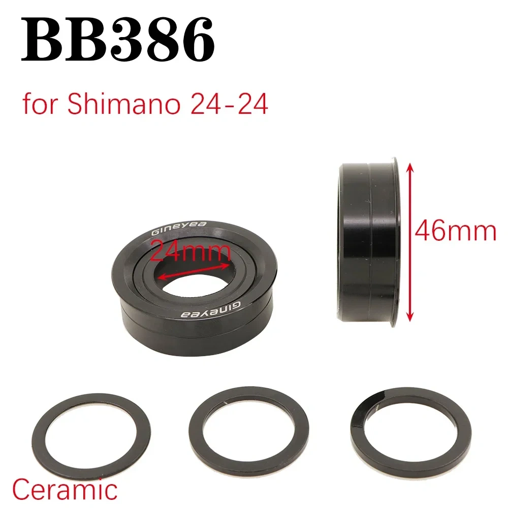 Gineyea Ceramic bearing Bottom bracket bike BB30 PF30 BB86 B79 BB386 for Shimano for SRAM GXP press fit in 24mm 22 19mm