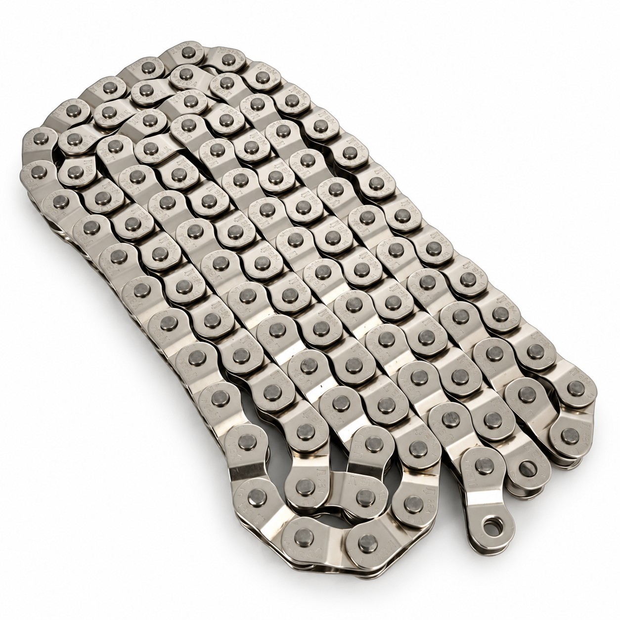 YBN BMX Single Speed Half-Link Chain Heavy Duty for Freestyle Fixie Track Bike Dirt Jump, Street 1/2"x1/8" 102 Links Chains