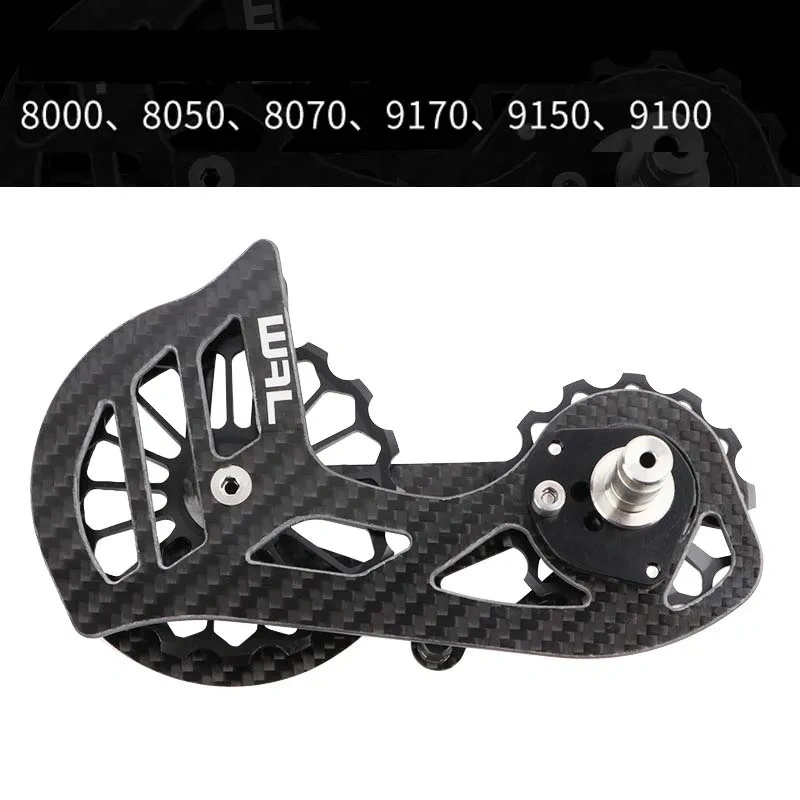 Road Bike Rear Derailleur Carbon Fiber Ceramic Bearing 17T Pulley Guide Wheel R5800 R6800 R7000 R8000 R9100 R9000 4700 5800 105