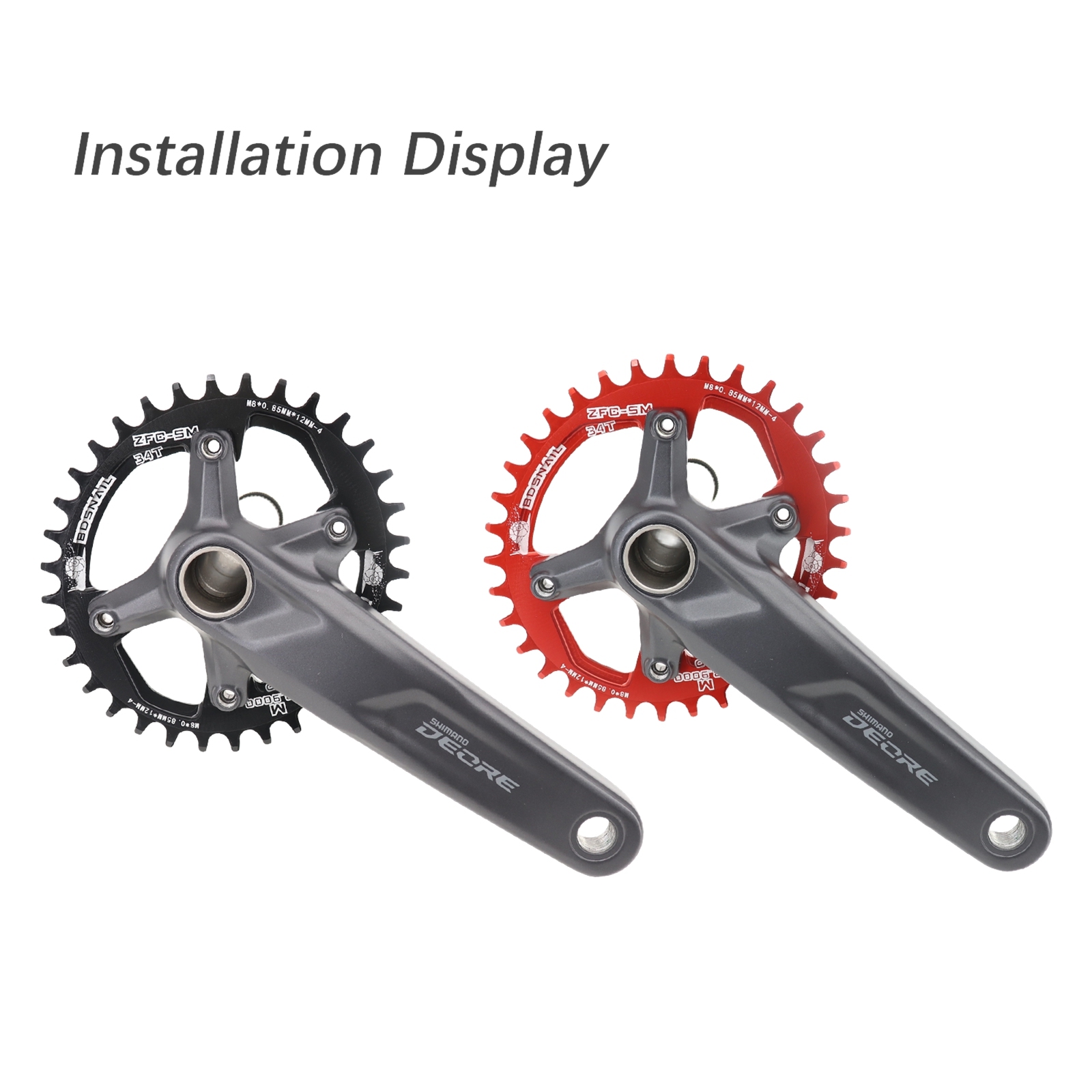 Snail Chainring 96bcd Oval for Shimano M7000 M8000 M9000 M5100 30 32T 34T 36T 38T 96 BCD Narrow Wide  asymmetric MTB Bike ChainWheel Tooth Plate