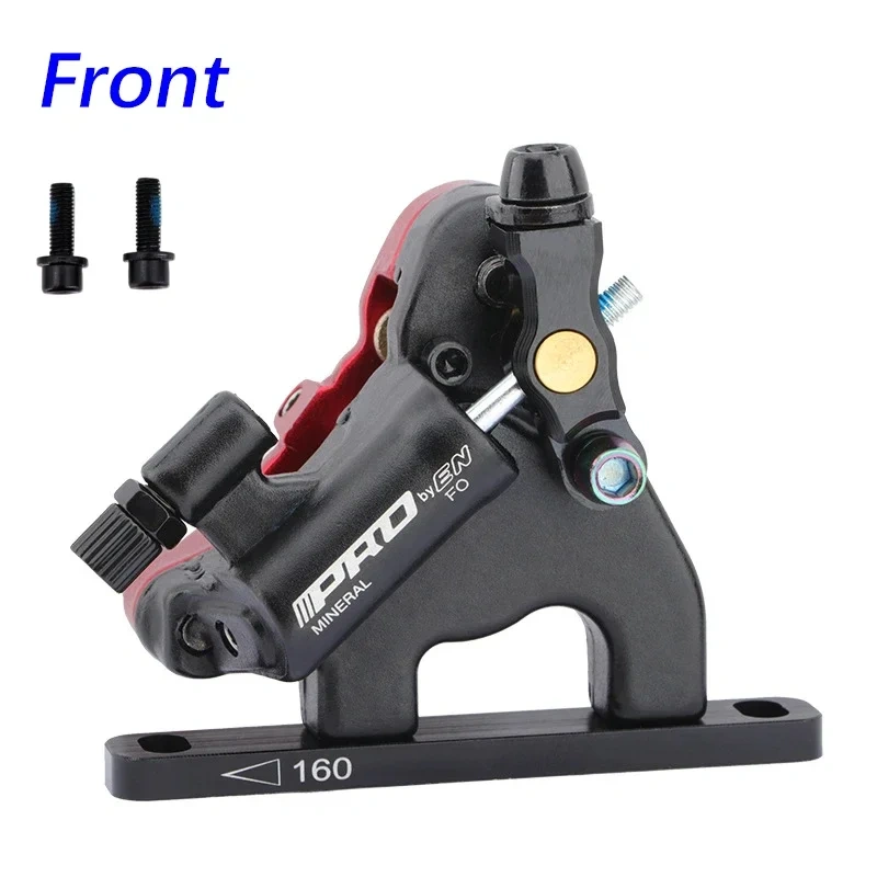 IIIPRO Road Bike Brake Caliper XTR Large Cylinder Oil Hydraulic Disc Brake Cable Pulling Brake Alu Uni Body 2 Pistons 160mm FO