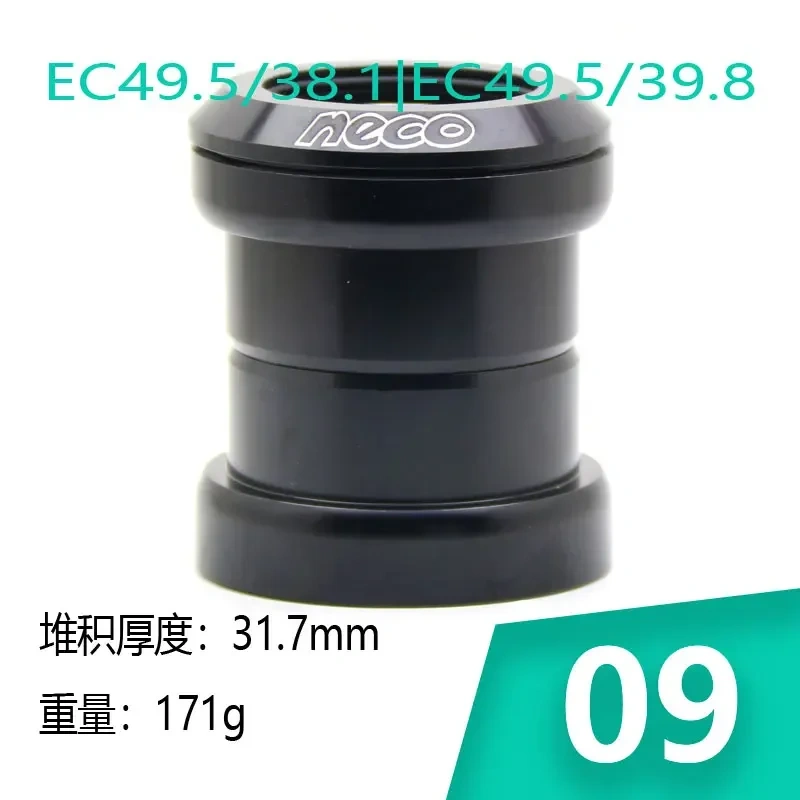 NECO Bearing Headset 49 50 49.5 49.7 MM 1.5 for Tapered Straight Fork Downhill Mtb TR AM FR DJ DH Headsets Road Bike  Bicycle